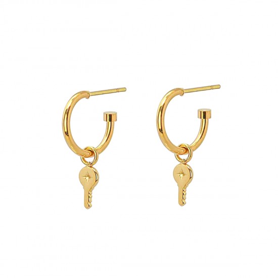 Серьги HOOP NATURAL ELEMENTS