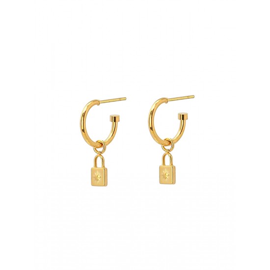 Серьги HOOP NATURAL ELEMENTS