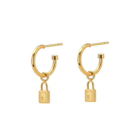 Серьги HOOP NATURAL ELEMENTS