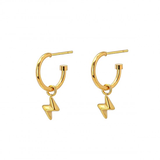 Серьги HOOP NATURAL ELEMENTS