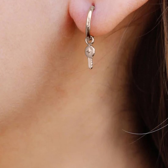 Серьги HOOP NATURAL ELEMENTS