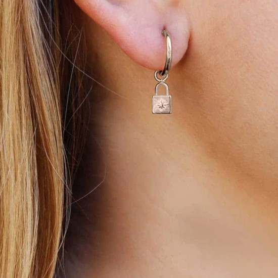 Серьги HOOP NATURAL ELEMENTS