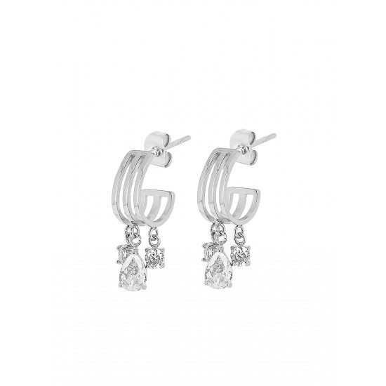 Серьги SEC21367-00WHT