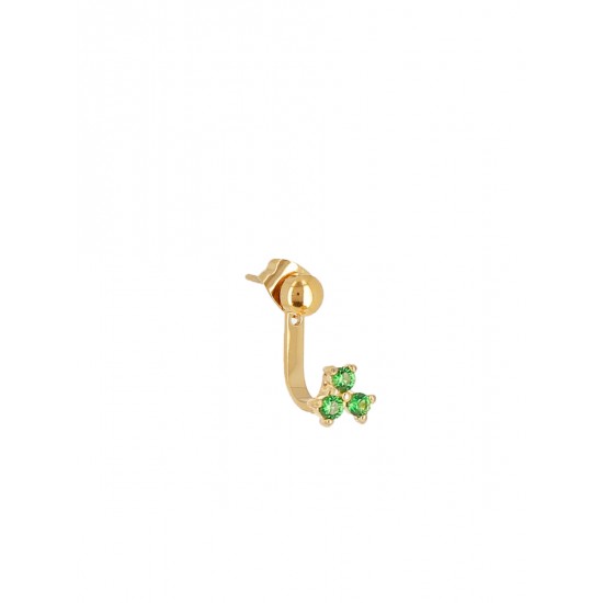 Серьга-пирсинг SLA22050-01GRN
