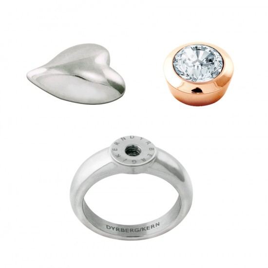 Набор: кольцо+2основания COMPLIMENTS RING SET GOLD