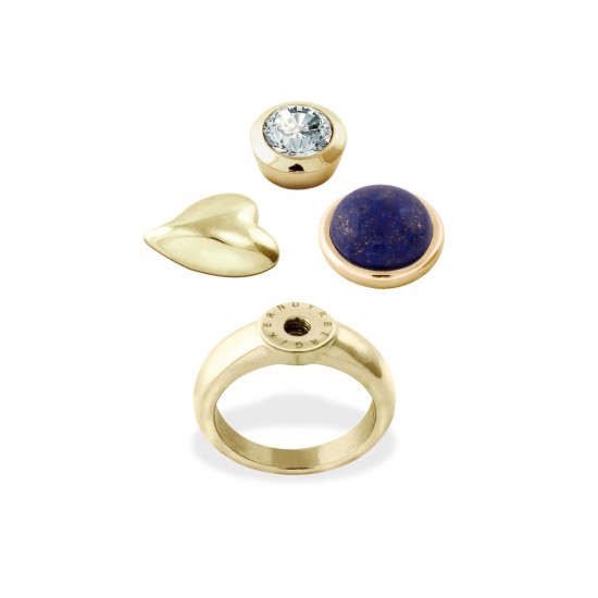 Набор: кольцо+3основания COMPLIMENTS RING SET GOLD