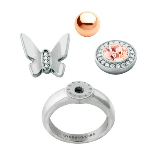 Набор: кольцо+3основания COMPLIMENTS RING SET GOLD