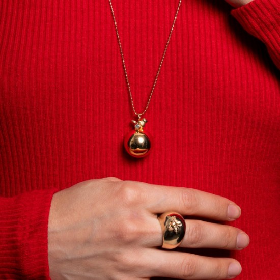 Ожерелье Воробей и шар