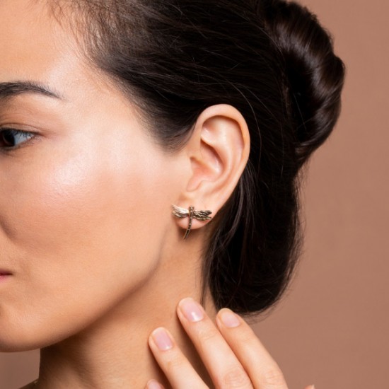 Серьги Стрекоза