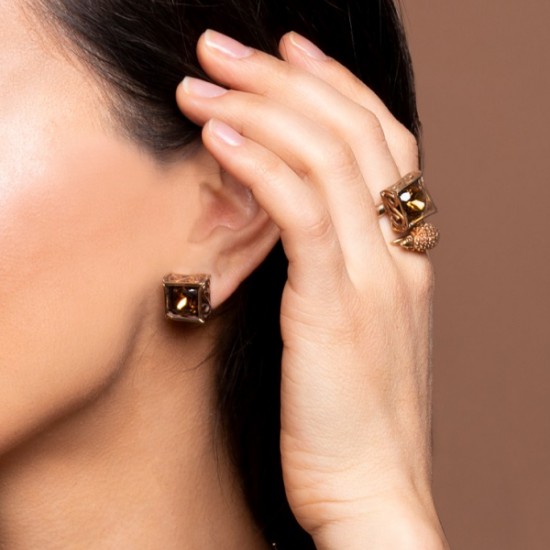 Кольцо Кристалл и ежик